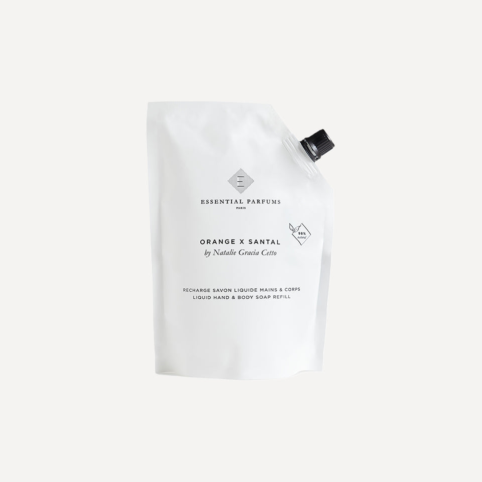 Orange X Santal - Liquid Body & Hand Soap Refill 500 ML